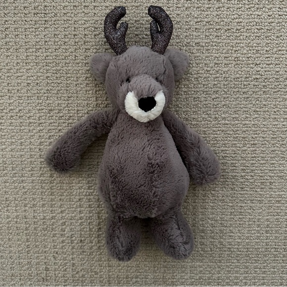 Jellycat Other - Jellycat Bashful Glitz Reindeer Stuffed Animal Retired Plush Toy